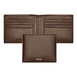 HUGO BOSS Brieftasche, Classic Smooth, Brown, Gesamtansicht, 1