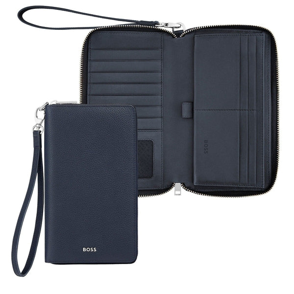 HUGO BOSS Brieftasche Classic Smooth, Navy