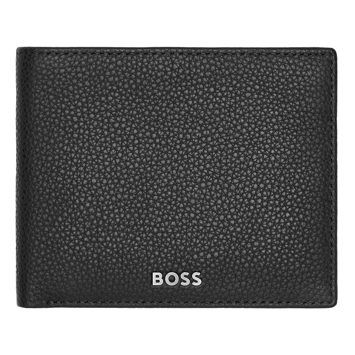 HUGO BOSS Brieftasche & Geldbörse, Classic Grained, Black, 4