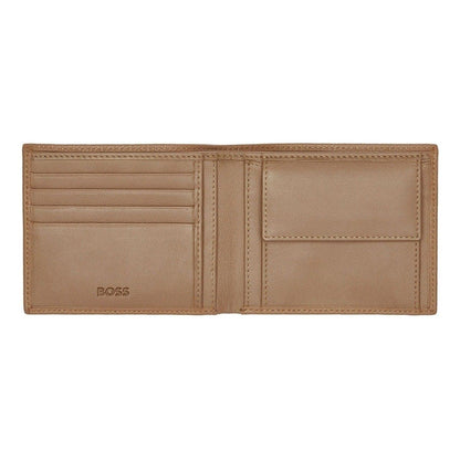 HUGO BOSS Brieftasche & Geldbörse, Classic Grained, Camel, 4