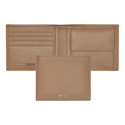 HUGO BOSS Brieftasche & Geldbörse, Classic Grained, Camel, Gesamtansicht, 1