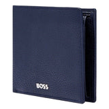 HUGO BOSS Brieftasche & Geldbörse, Classic Grained, Navy, 6