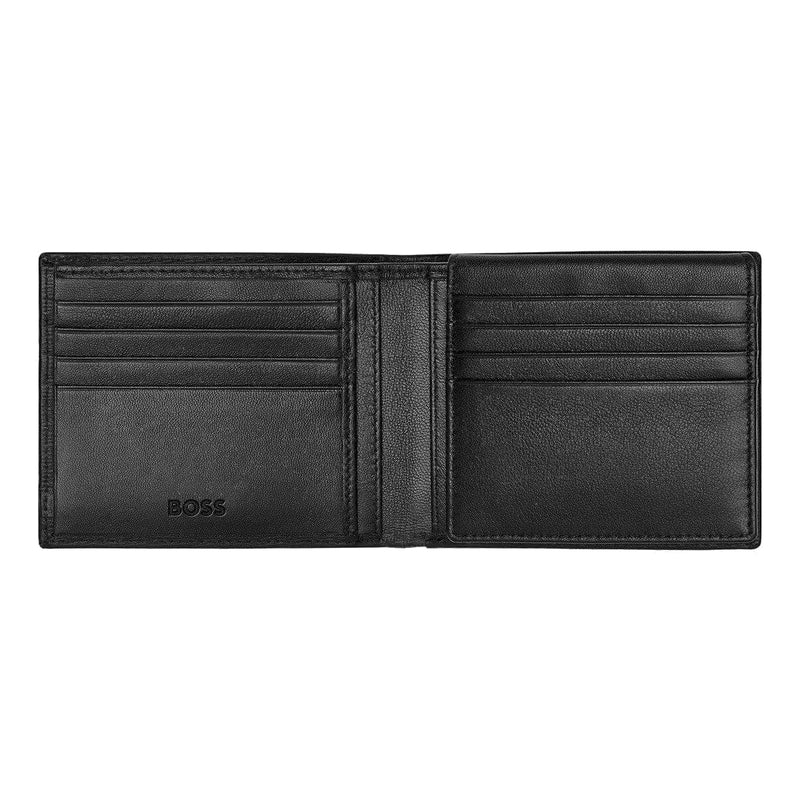 HUGO BOSS Brieftasche, Iconic mit Klappe Black, 6
