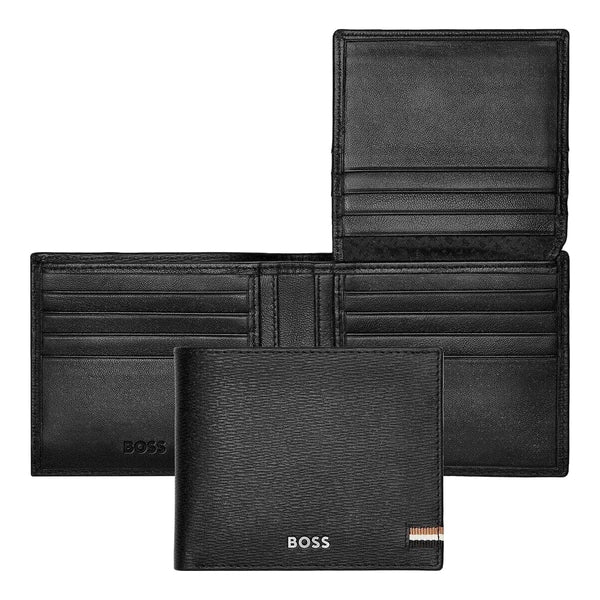 HUGO BOSS Brieftasche, Iconic mit Klappe Black, Gesamtansicht, 1