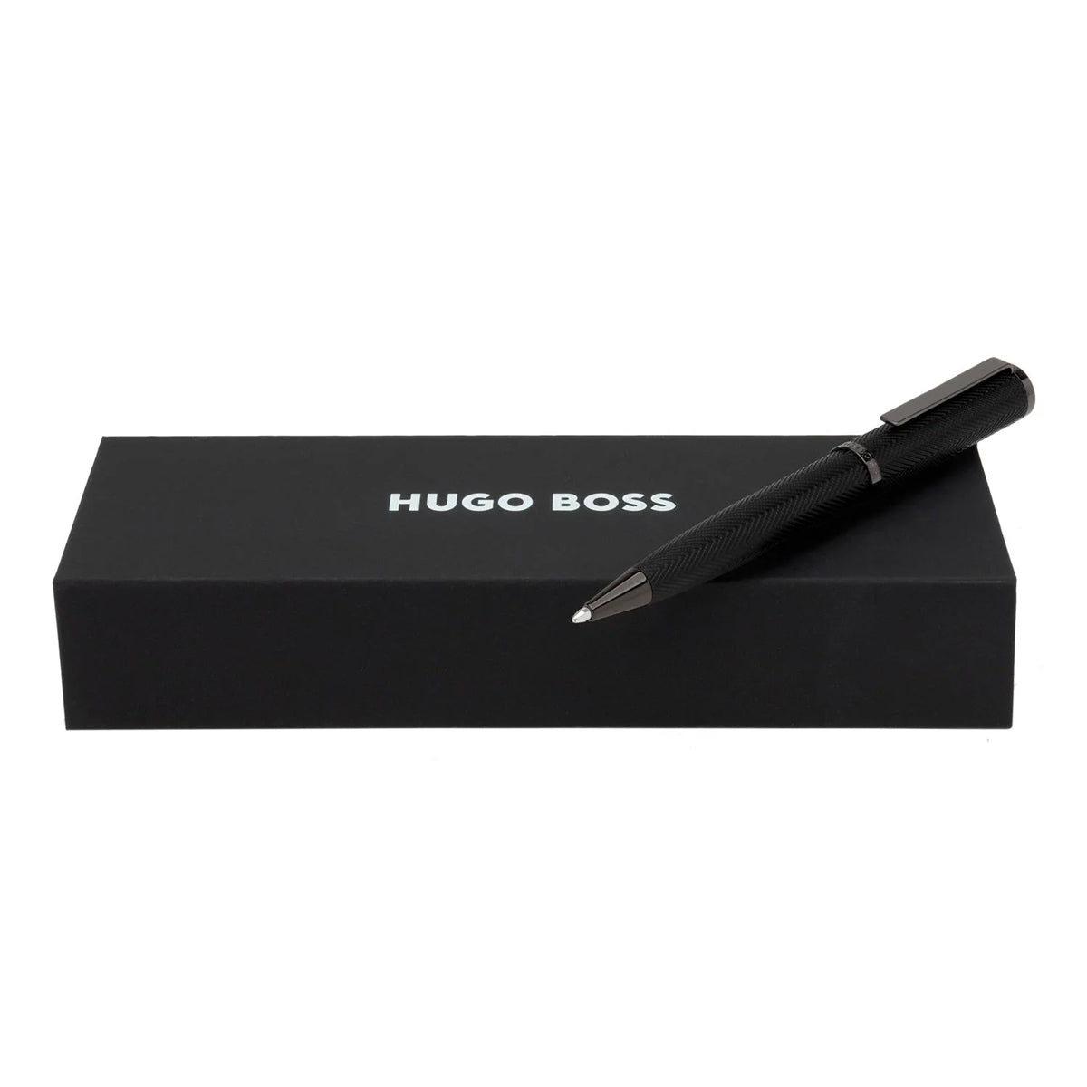 HUGO BOSS, Kugelschreiber Formation Herringbone, gun