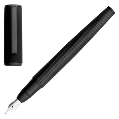 HUGO BOSS, Fountain Pen, Arche Iconic, Black