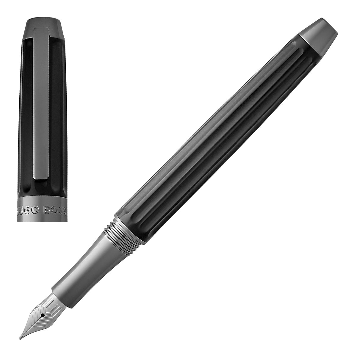 HUGO BOSS Füller Beam Matt, schwarz - 8