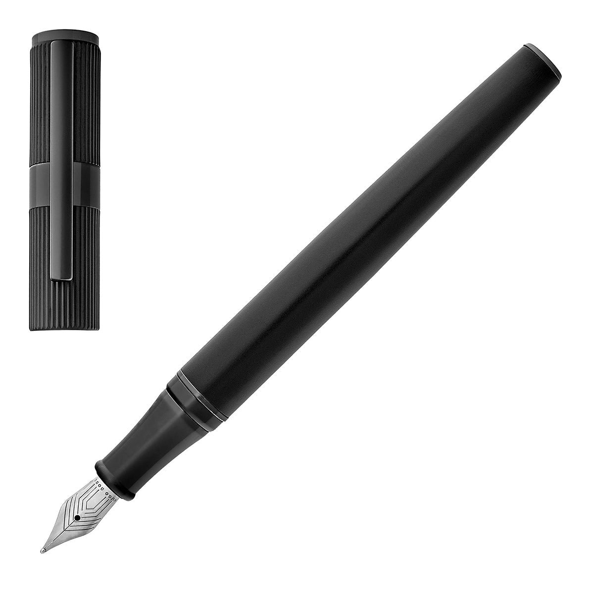 HUGO BOSS Füller Formation Linien, Linien, schwarz - 8