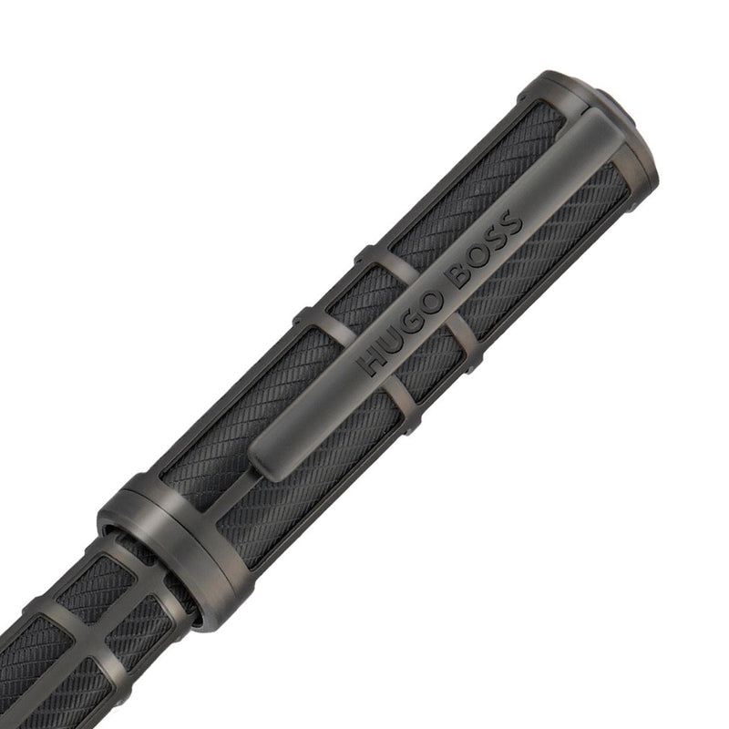 HUGO BOSS Füller Frame Grid, Black & Gun - 3
