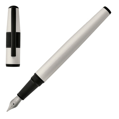 HUGO BOSS Füller Grid Pearl, schwarz - 8
