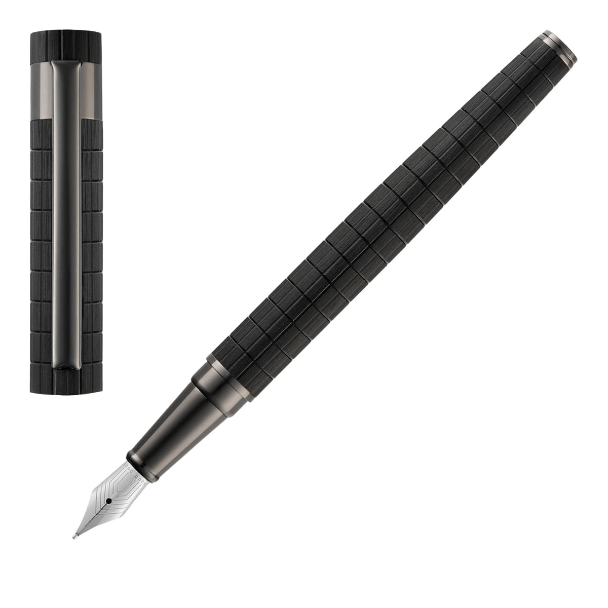 HUGO BOSS Füller Loop Bauhaus, Black - 8