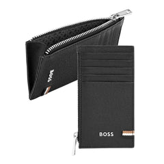 HUGO BOSS Kartenetui Iconic Zip, schwarz