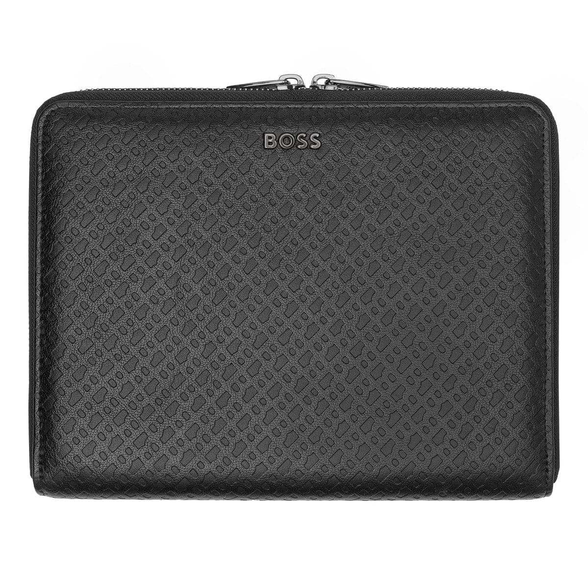 HUGO BOSS, Konferenzmappe, Monogram Zipped, Black