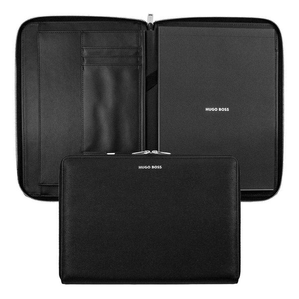 HUGO BOSS Konferenzmappe, Pure Iconic, A4, Black