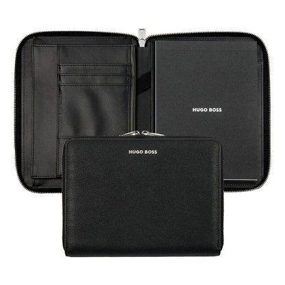 HUGO BOSS Konferenzmappe, Pure Iconic, Black, Gesamtansicht, 1
