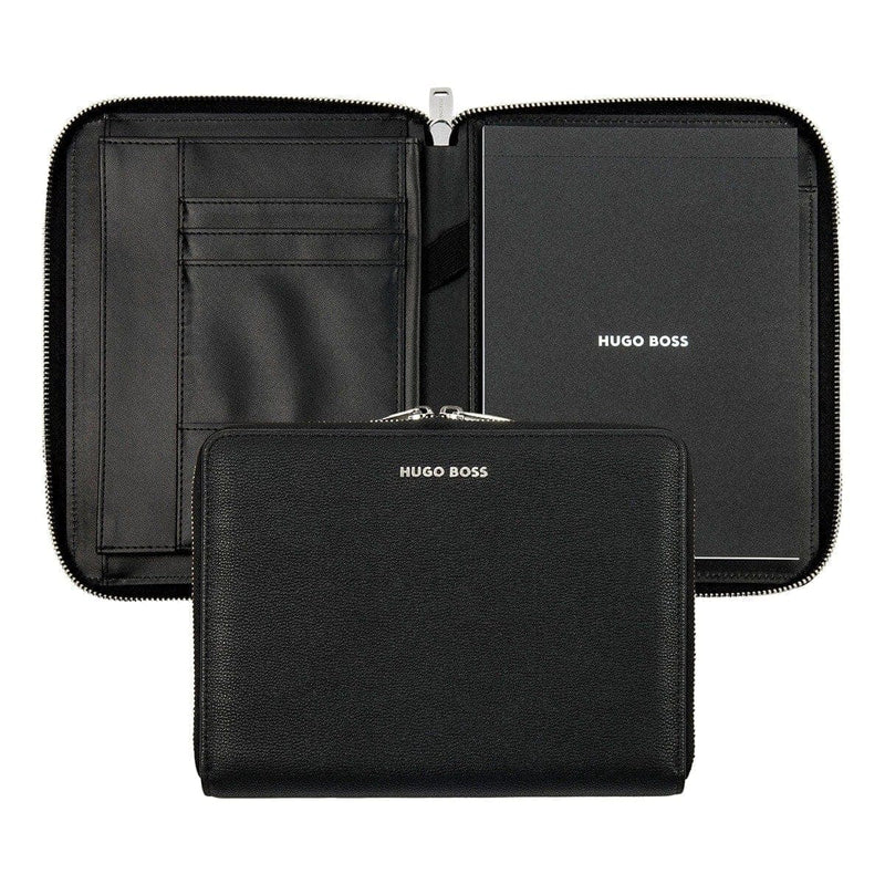 HUGO BOSS Konferenzmappe, Pure Iconic, Black, Gesamtansicht, 1
