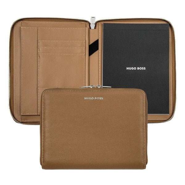 HUGO BOSS Konferenzmappe, Pure Iconic, A5, Camel