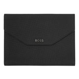 HUGO BOSS, Kugelschreiber + Schreibmappe, Rive