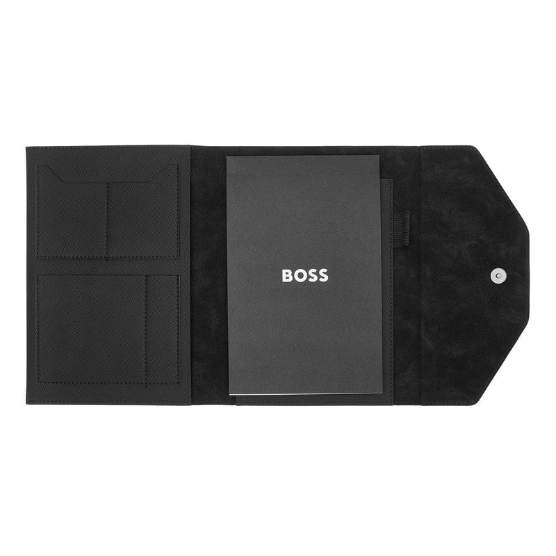 HUGO BOSS, Kugelschreiber + Schreibmappe, Rive