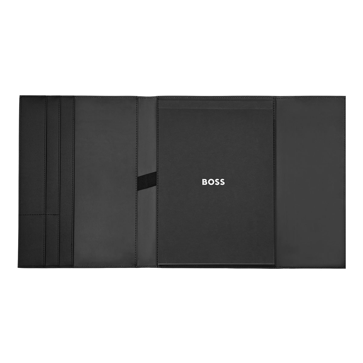HUGO BOSS Konferenzordner Double B A4, Black & Gun - 5