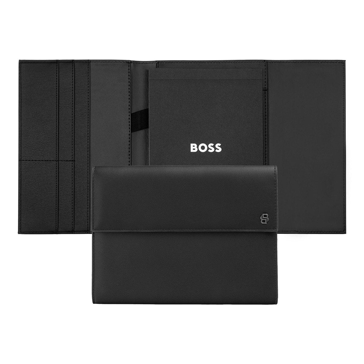 HUGO BOSS Konferenzordner Double B A5, Black & Gun - 6