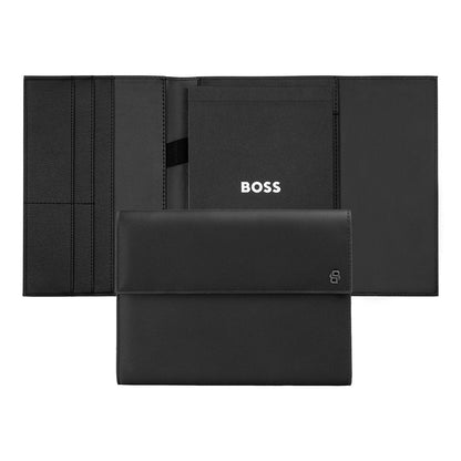 HUGO BOSS Konferenzordner Double B A5, Black & Gun - 6