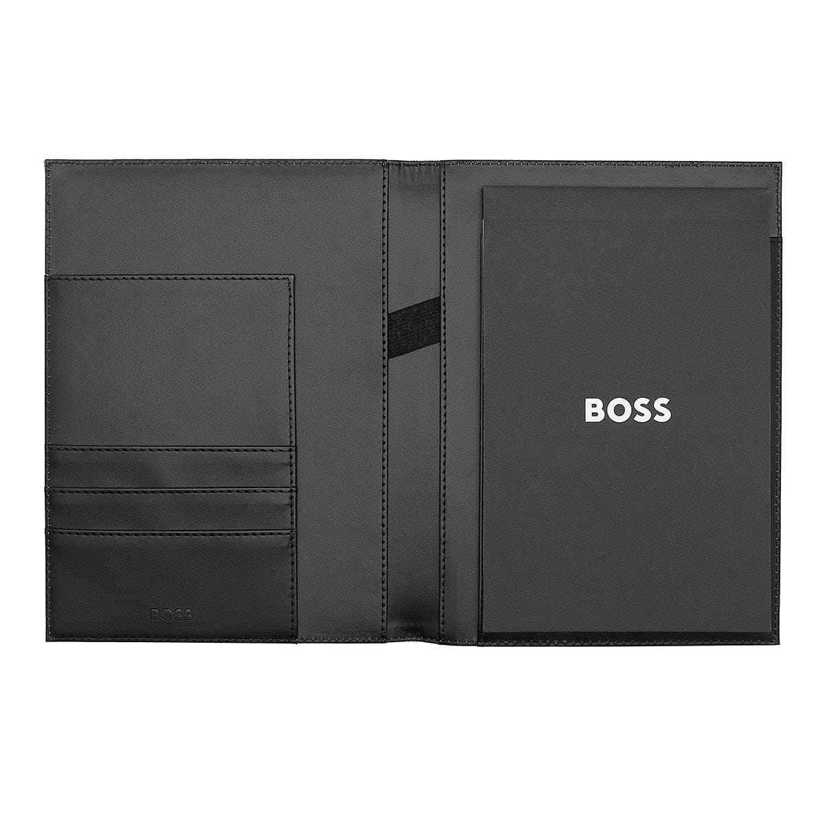HUGO BOSS Ballpoint Pen, A5 Writing Pad Grid white