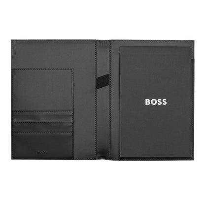 HUGO BOSS Ballpoint Pen, A5 Writing Pad Grid white
