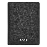 HUGO BOSS Kreditkartenetui, Classic Doppelhalter Grained, Black, 4