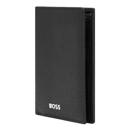 HUGO BOSS Kreditkartenetui, Classic Doppelhalter Grained, Black, 6