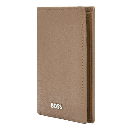 HUGO BOSS Kreditkartenetui, Classic Doppelhalter Grained, Camel, 6