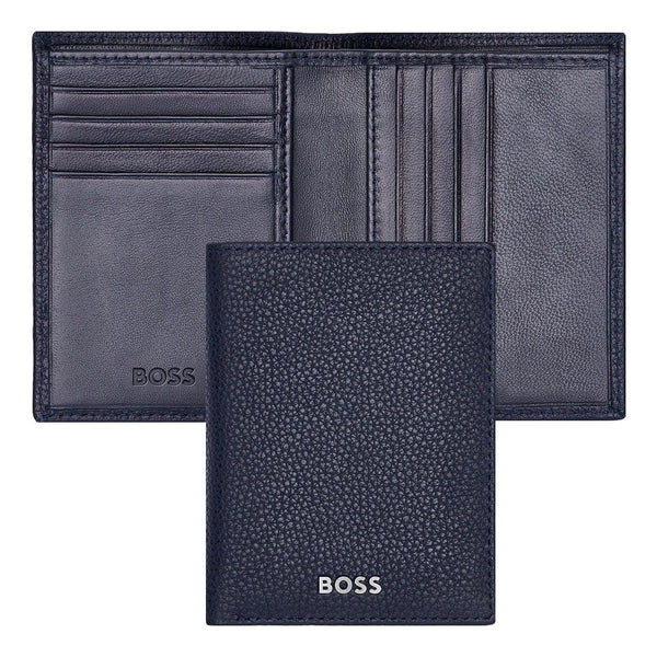 HUGO BOSS Étui porte-cartes, Classic Double Grained, Navy