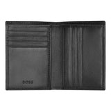 HUGO BOSS Kreditkartenetui, Classic Doppelhalter Smooth, Black, 4