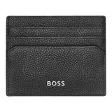 HUGO BOSS Kreditkartenetui, Classic Grained, Black, 4