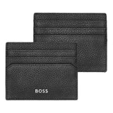 HUGO BOSS Kreditkartenetui, Classic Grained, Black, Gesamtansicht, 1