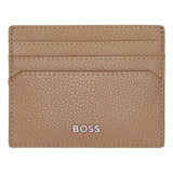 HUGO BOSS Kreditkartenetui, Classic Grained, Camel, 4