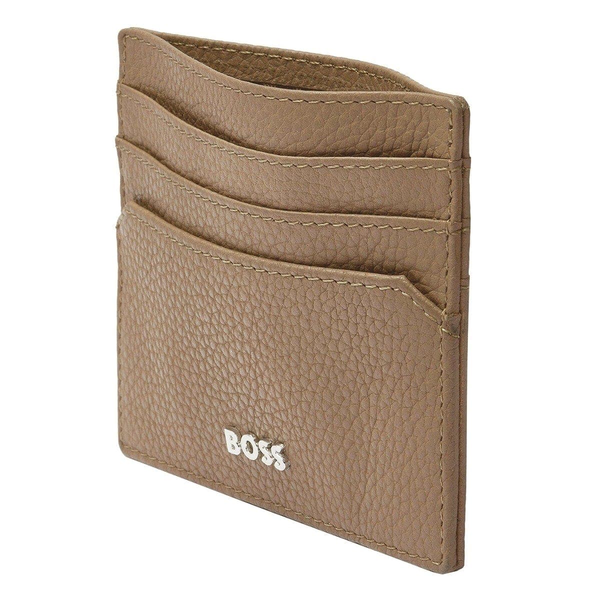 HUGO BOSS Kreditkartenetui, Classic Grained, Camel, 5