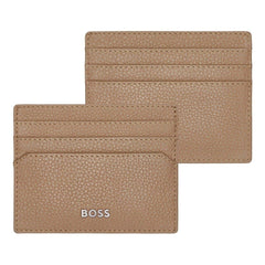HUGO BOSS Kreditkartenetui, Classic Grained, Camel