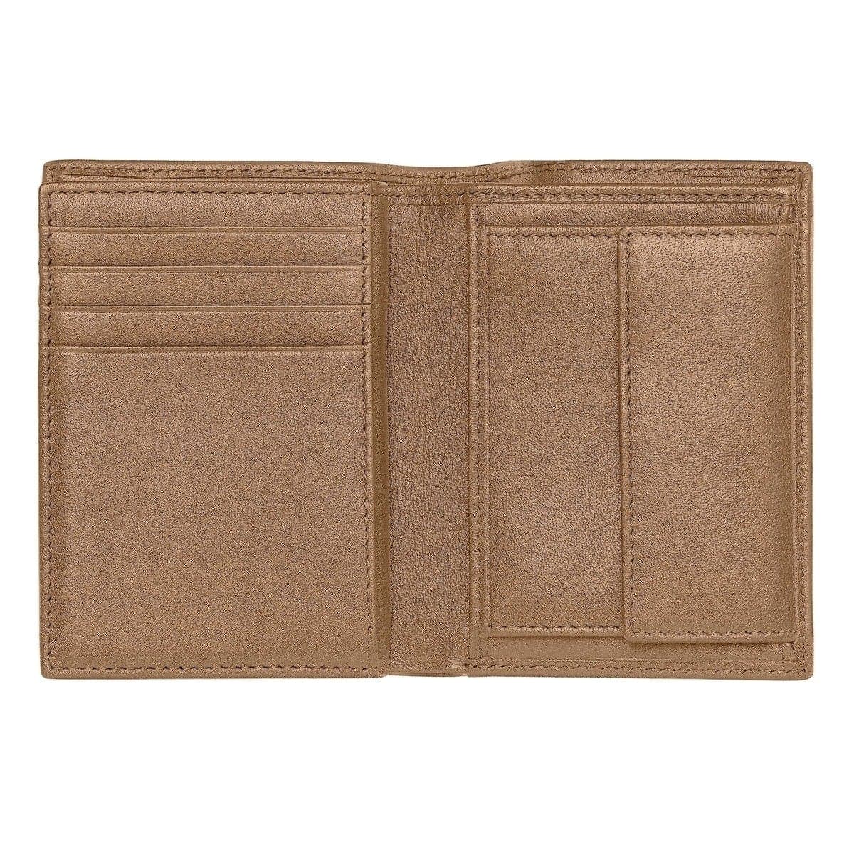 HUGO BOSS, Credit Card Holder, Classic Grained, Camel