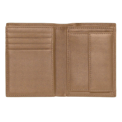 HUGO BOSS, Credit Card Holder, Classic Grained, Camel