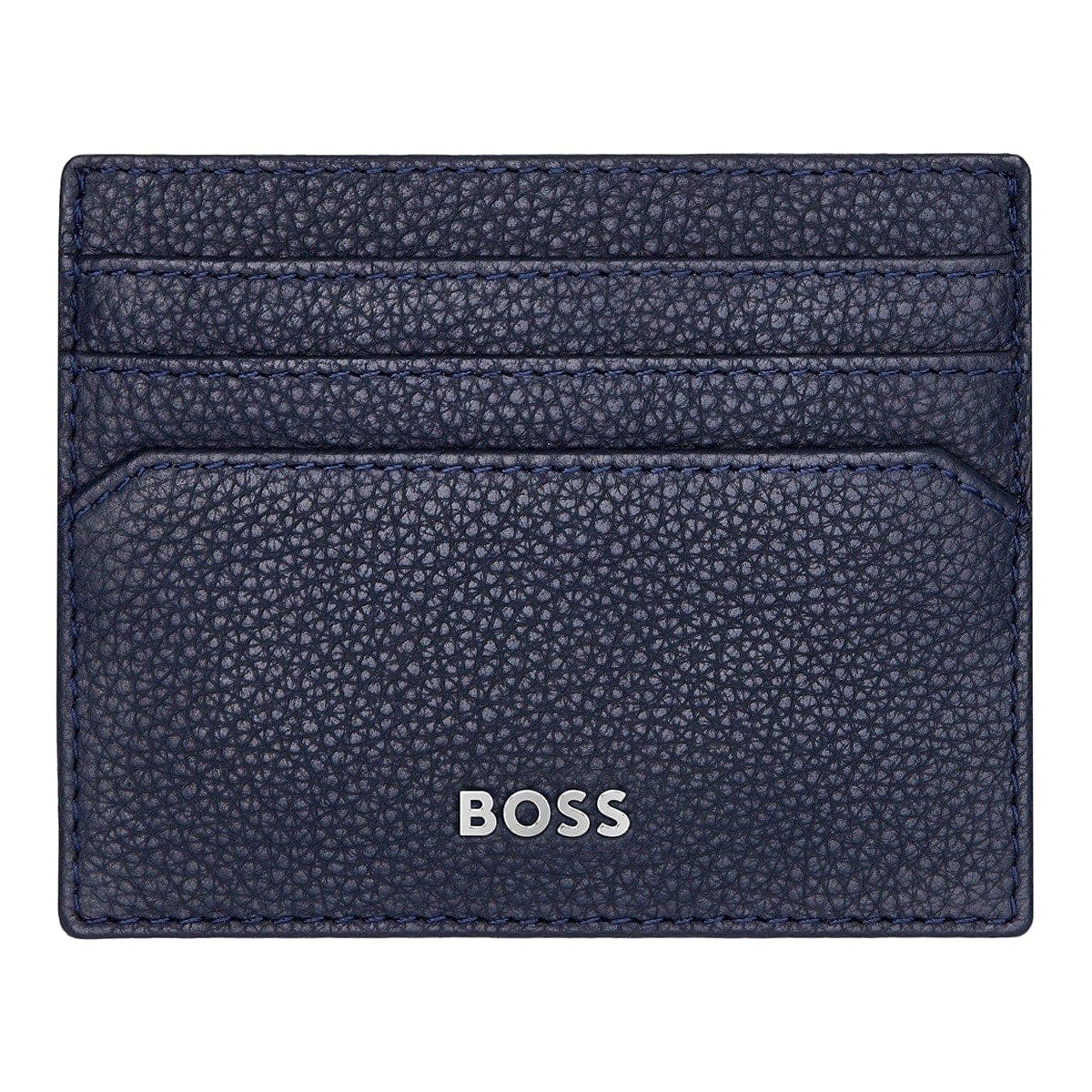 HUGO BOSS Kreditkartenetui, Classic Grained, Navy, 4