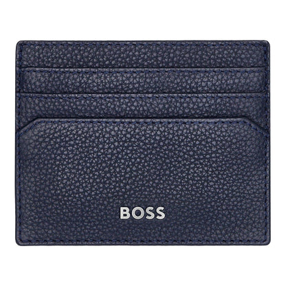 HUGO BOSS Kreditkartenetui, Classic Grained, Navy, 4