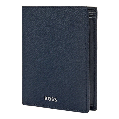 HUGO BOSS, Credit card holder, Classic Grained, Navy