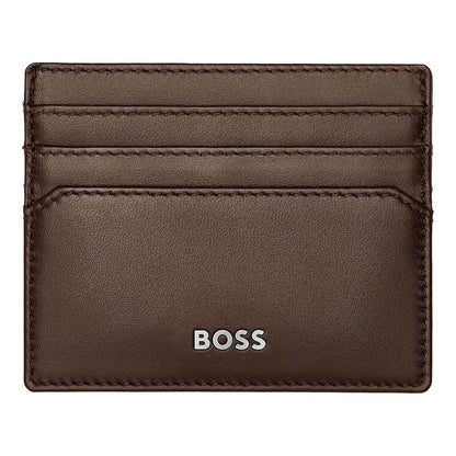 HUGO BOSS Kreditkartenetui, Classic Smooth, Brown, 4