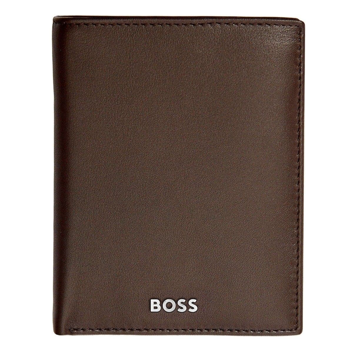 HUGO BOSS, Credit Card Holder, Classic Smooth, Brown