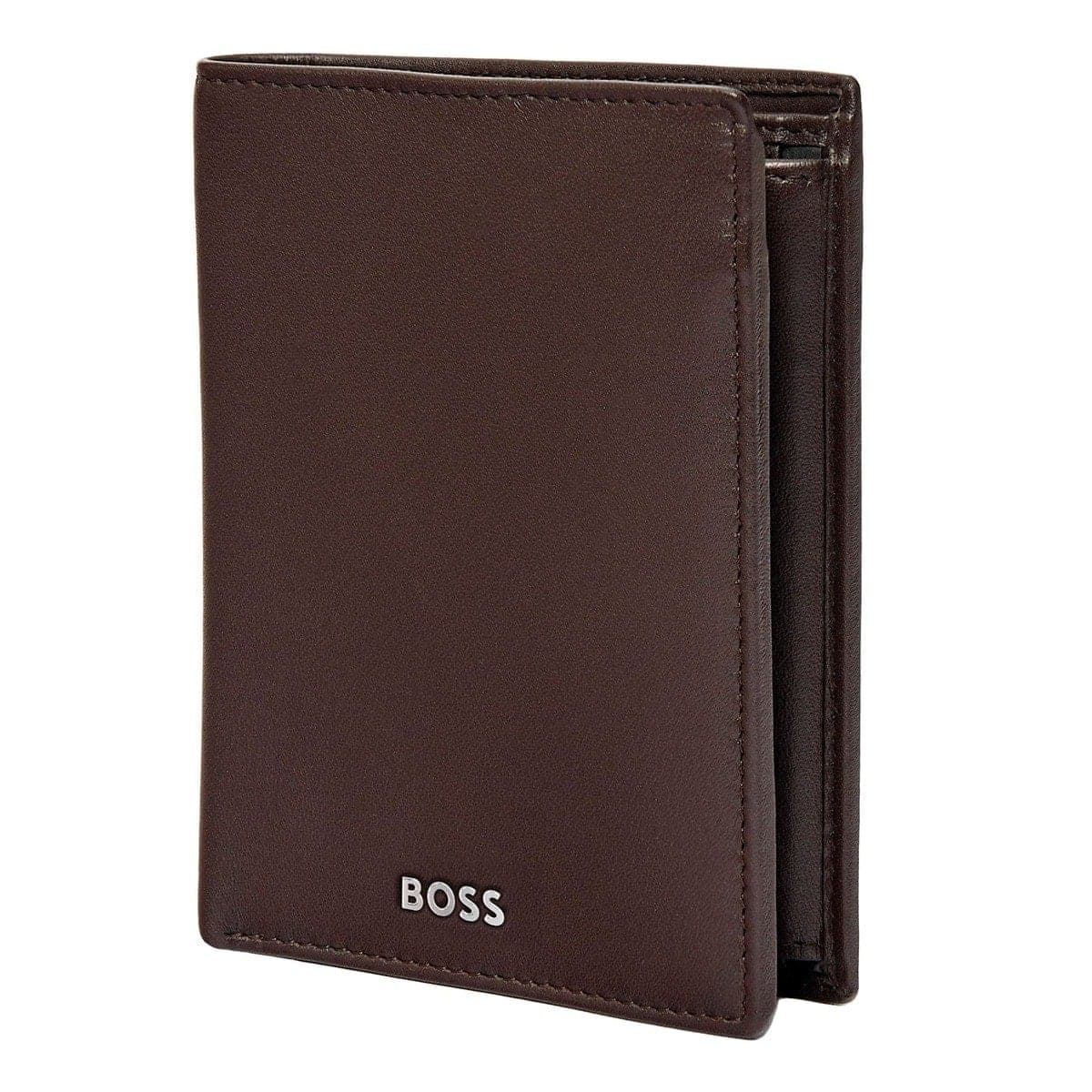 HUGO BOSS, Credit Card Holder, Classic Smooth, Brown