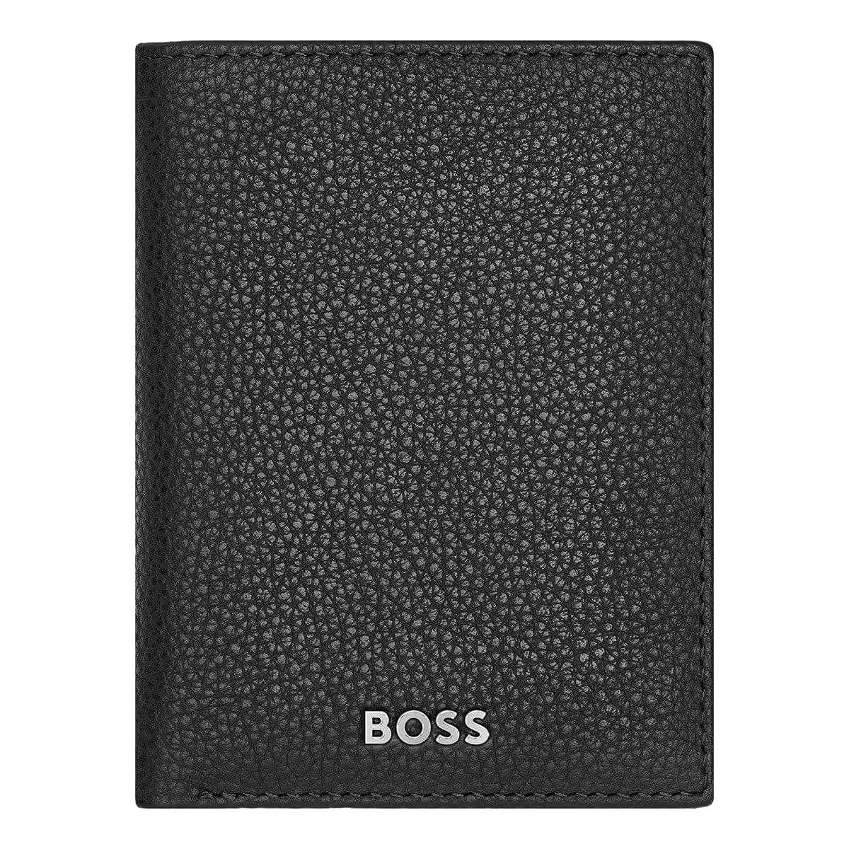 HUGO BOSS Kreditkartenetui, Classic Trifold Grained, Black, 4