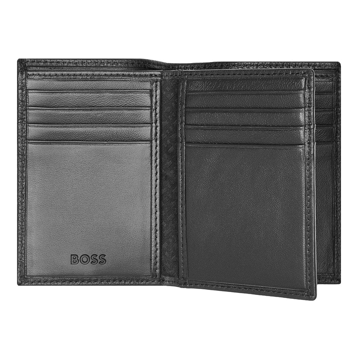 HUGO BOSS Kreditkartenetui, Classic Trifold Grained, Black, 5