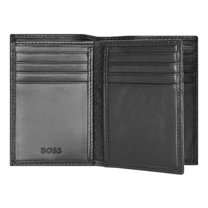 HUGO BOSS Kreditkartenetui, Classic Trifold Grained, Black, 5