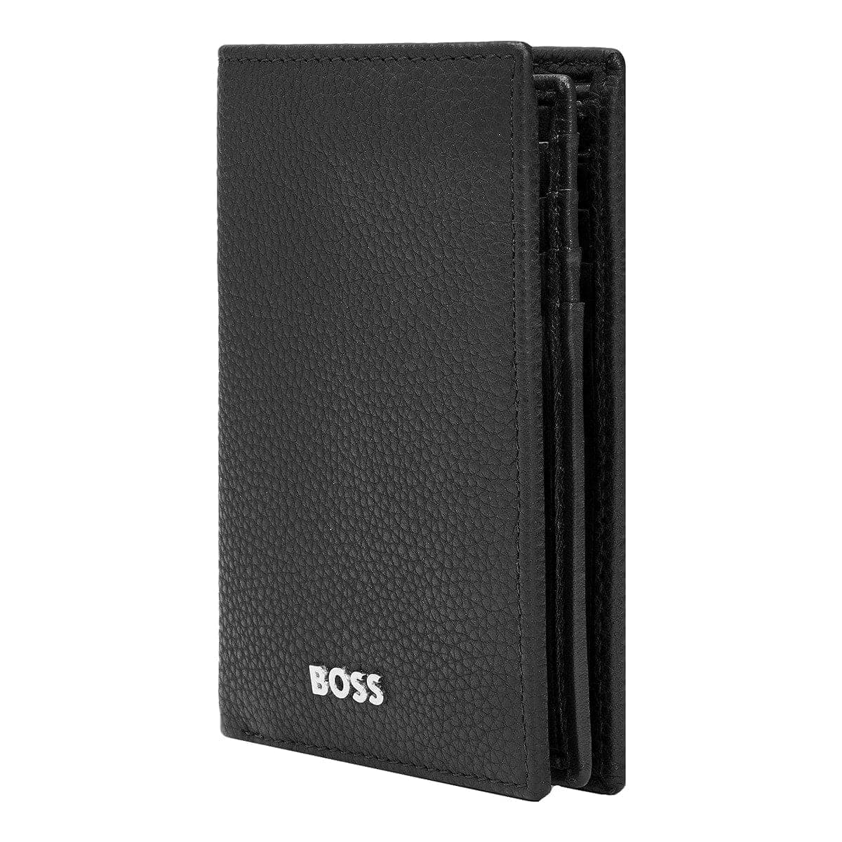 HUGO BOSS Kreditkartenetui, Classic Trifold Grained, Black, 6